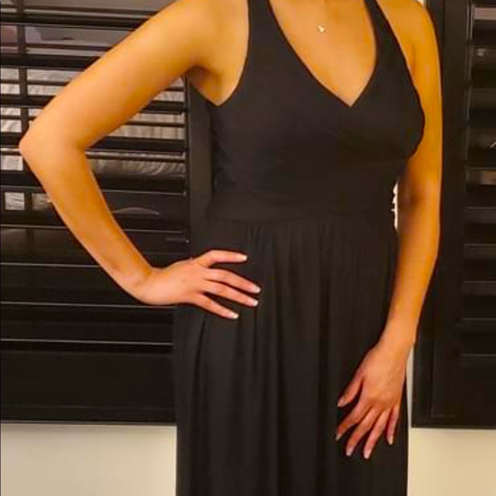 Long black formal dress